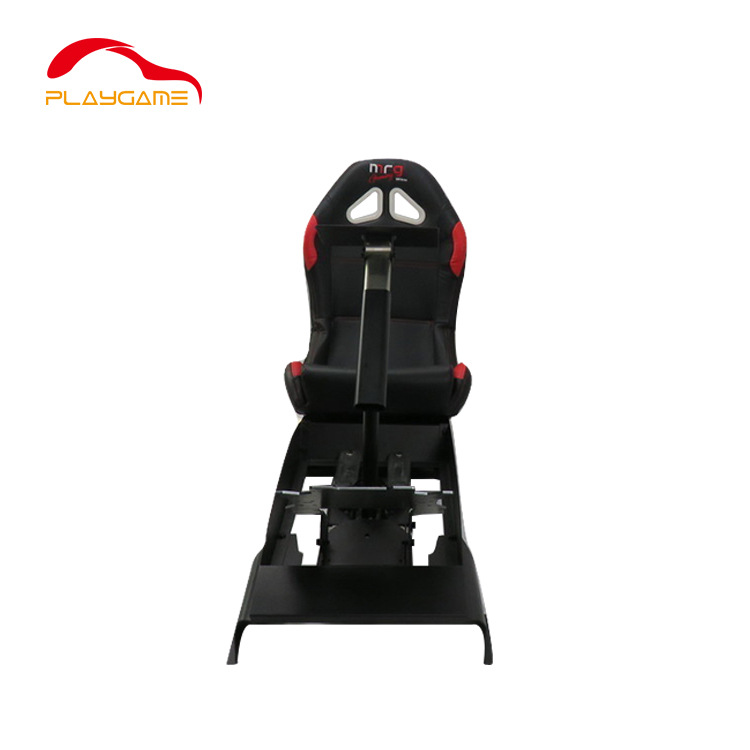 New black classic racing simulation F1 racing seat PVC leather adjustable factory direct sales