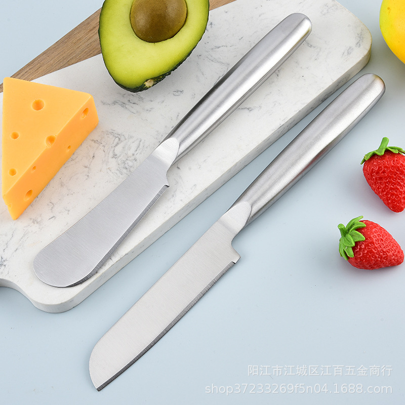Stainless Steel Cheese Knife Shovel Household Cake Knife Fruit Knife Butter Cheese Knife Butter Knife Steak Knife Baking Tool