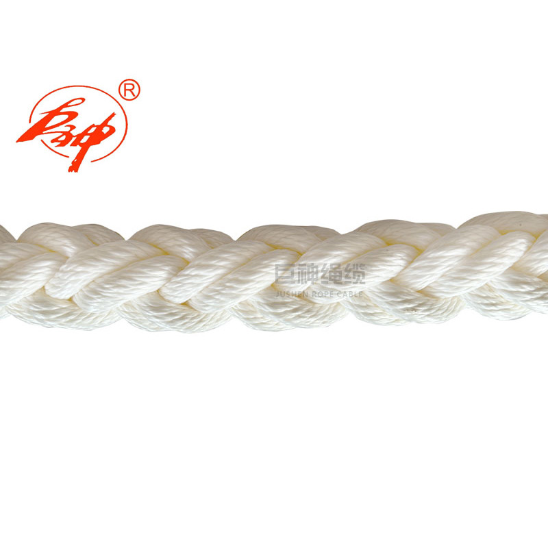 Marine High-Strength Cable Throwing Cable Wear-Resistant Nylon Rope Composite Eight-Strand Light Floating Thick Rope Strong Tension Skimming