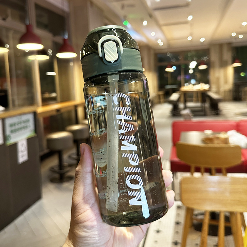 High Color Value Water Cup with Straw Plastic Cup for Female Pregnant Women and Maternity Girls Internet Celebrant Plastic Cup for Adult Children and Primary School Students