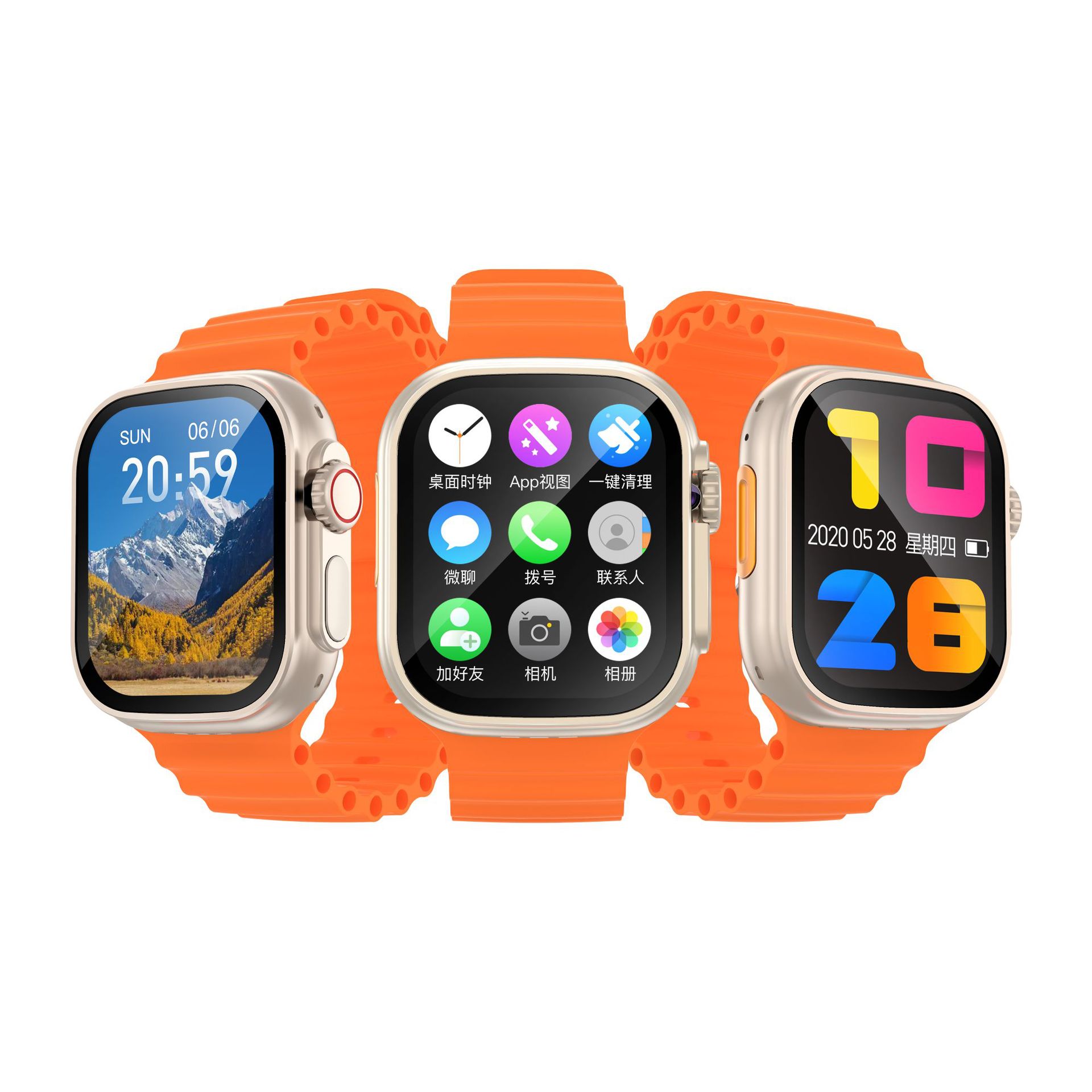 【2025 New Model】Huaqiangbei S10 Smartwatch Ultra46 Top Version S9 Smart Call with Card Slot