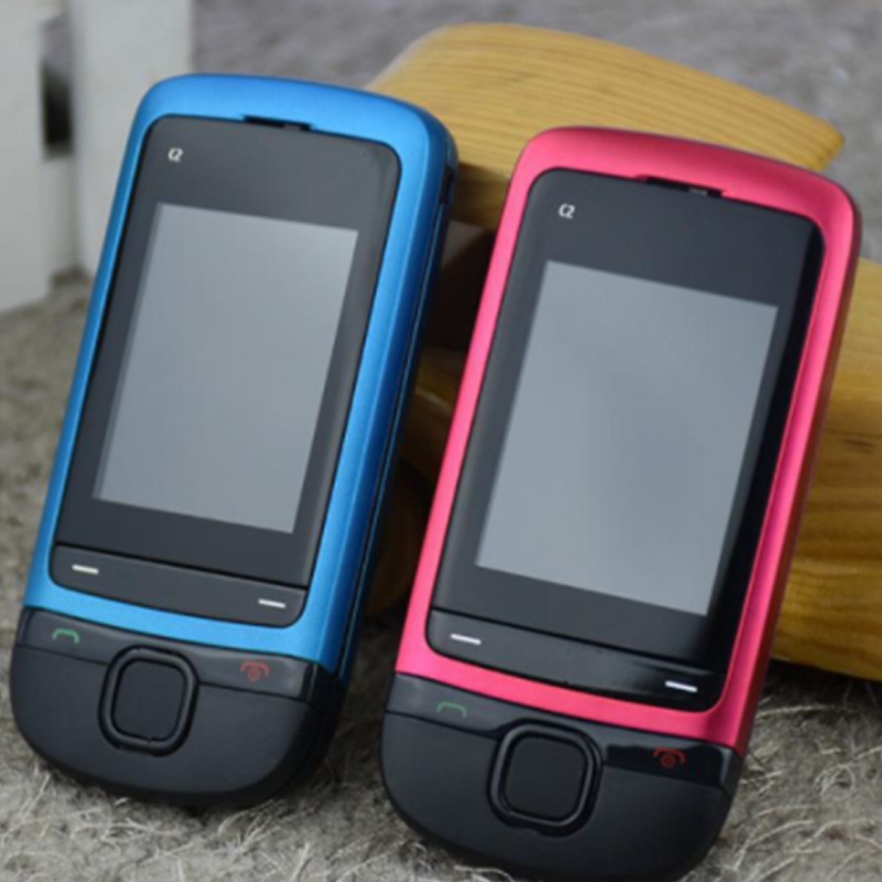 Suitable for Cross-Border Foreign Trade E-Commerce C2-05 Mobile Phone Quad-Band Gsm Non-Smart Slider Bluetooth Mobile Music Function