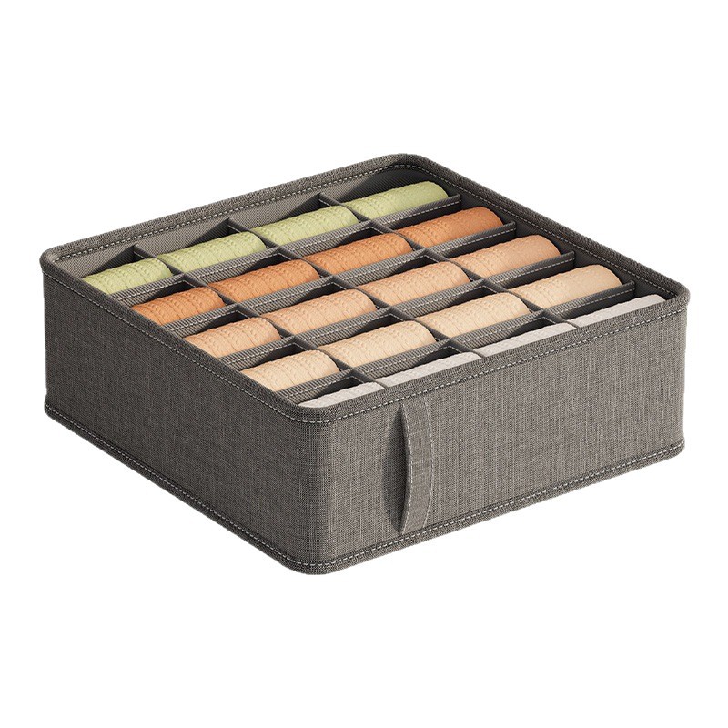 Cationic Intimates Storage Box Supplies Intimates Storage Drawer Compartment Box Multi-Functional Household Socks Classification Box