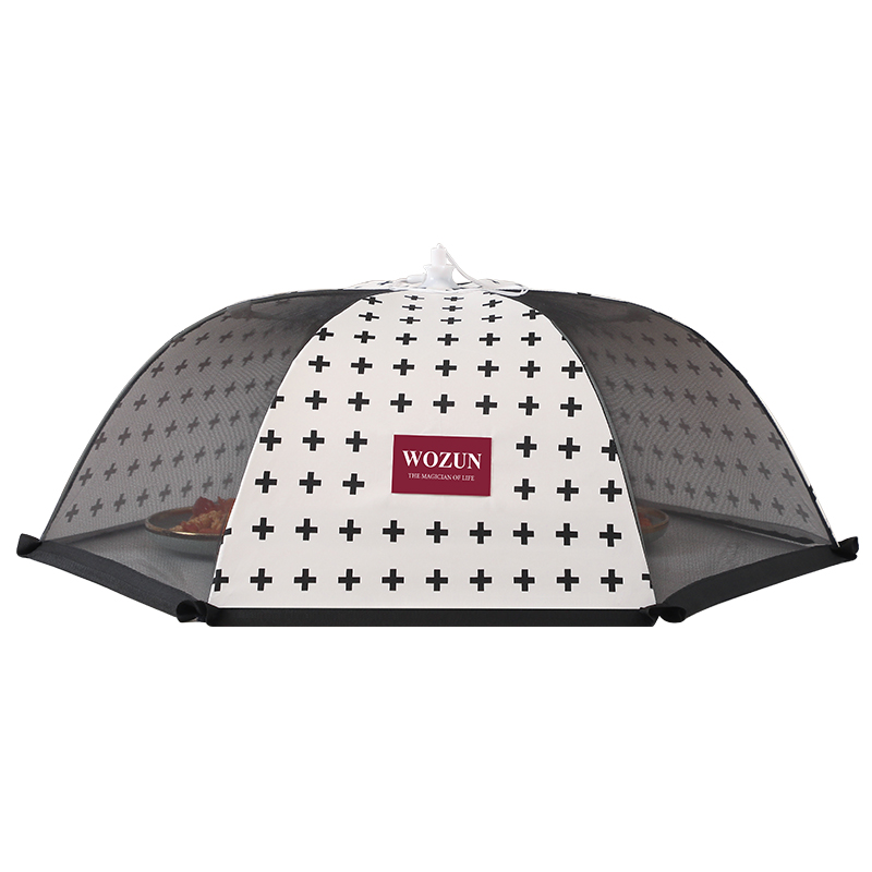 Новая складная крышка для еды 2024, защитная крышка для остатков пищи, антимоскитная крышка, домашняя обеденная крышка, золотая маленькая