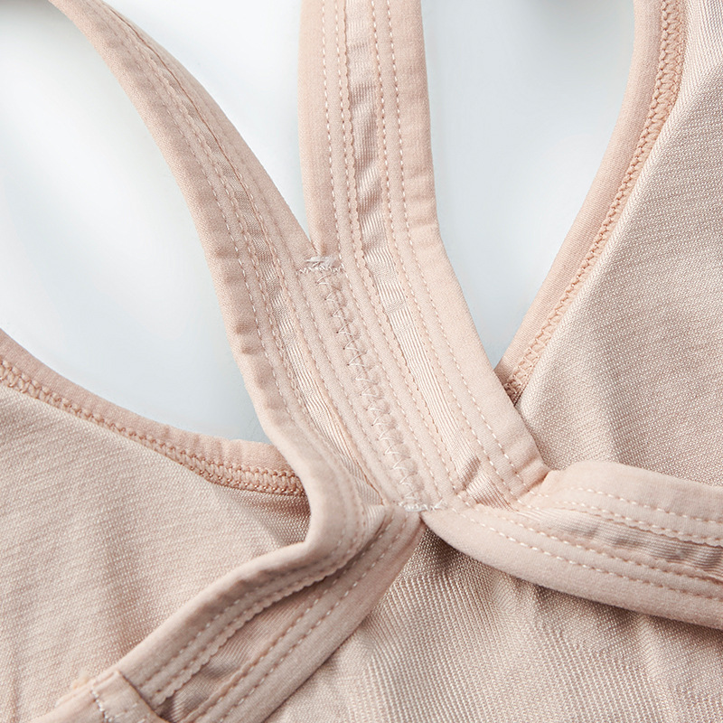 Sports Vest Running Shockproof Women's One-piece Tube Top with Chest Pad Women's Base Underwear Push-up Beautiful Back Bra