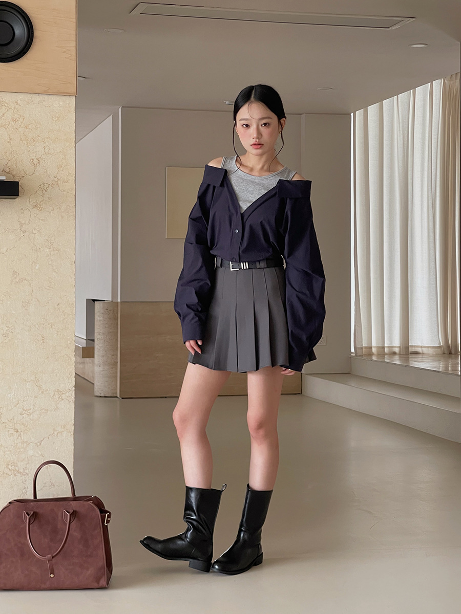 [Mainly Recommended: Seoul Private School Pleated Skirt] High-Waisted Slimming A-Line Jk Short Skirt for Women, New Summer Style Half Skirt N127B