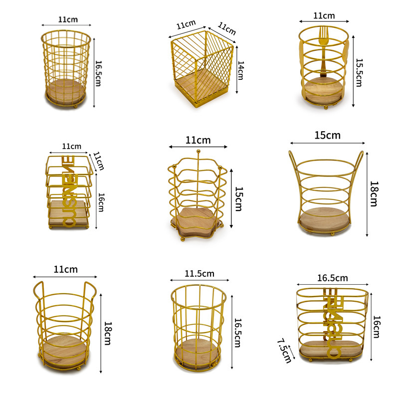 Оптовая подставка для столовых приборов из углеродной стали, контейнер для палочек, прямоугольная подставка для слива