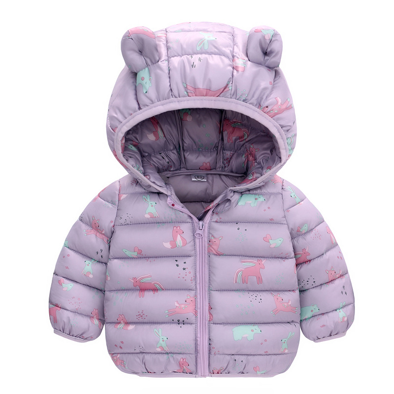 Boys and Girls Cotton Outwear Off-Season Kidsren's Cotton Outwear Winter Clothing Baby Cotton Outwear 2025 Foreign Style Thickeneded Baby Cotton Outwear Kidsren's Clothing