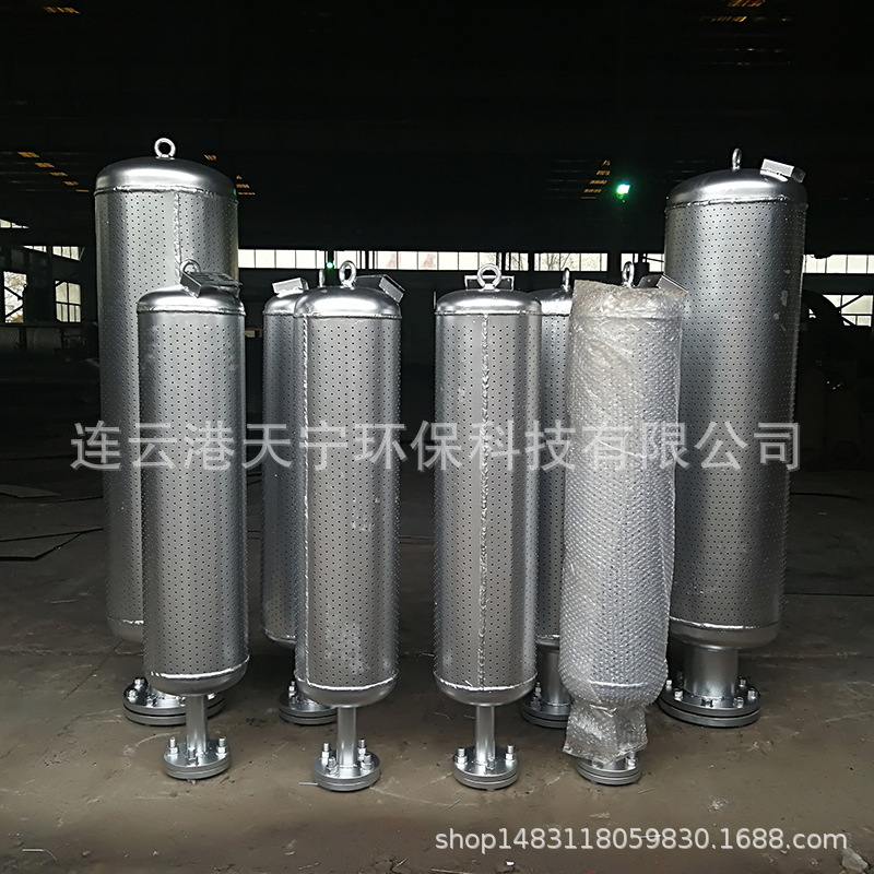 Exhaust Silencer, Safety Valve Silencer, Small Hole Silencer, Boiler Pipeline Noise Reduction Equipment