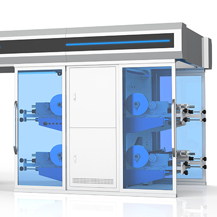 Servo Laminated Flexographic Printing Machine Pe Breathable Film Flexographic Printing Machine Soft Packaging Plastic Opp Ny Film Printing Equipment