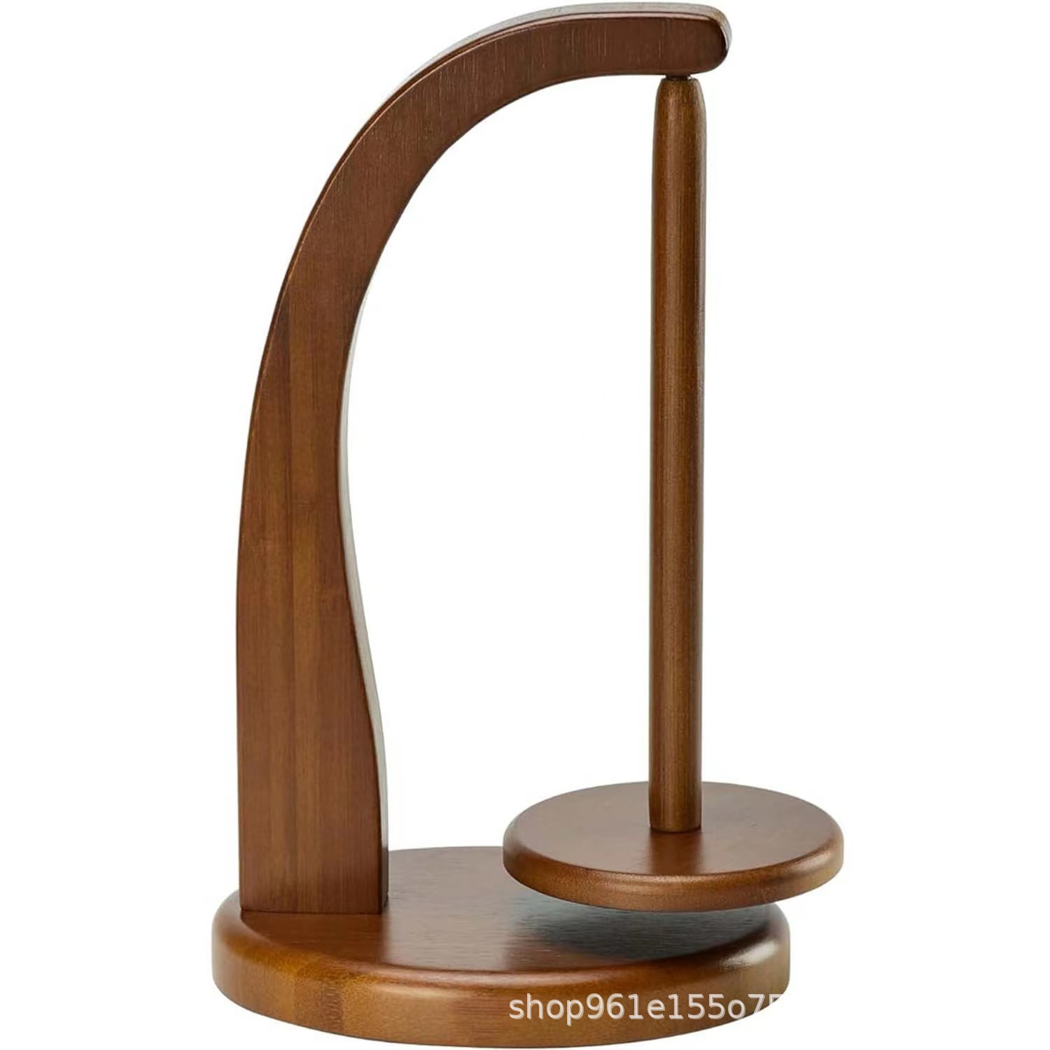 Bamboo bobbin rack easy to install high performance magnet hand-woven crocheted rotating yarn rack