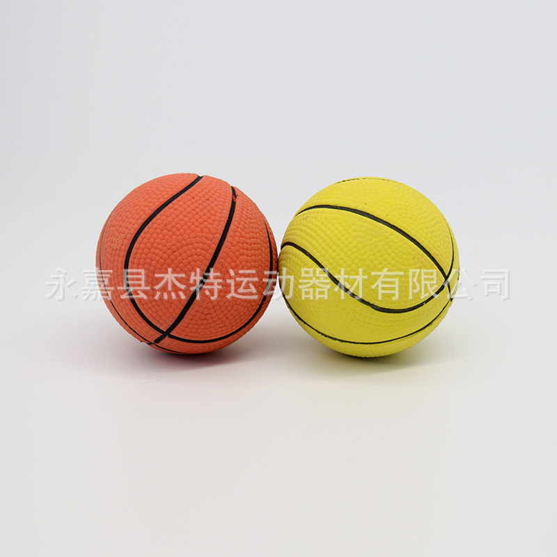 Cross-border explosions 6cm natural rubber foam elastic ball pet dog bite ball throw training toy ball
