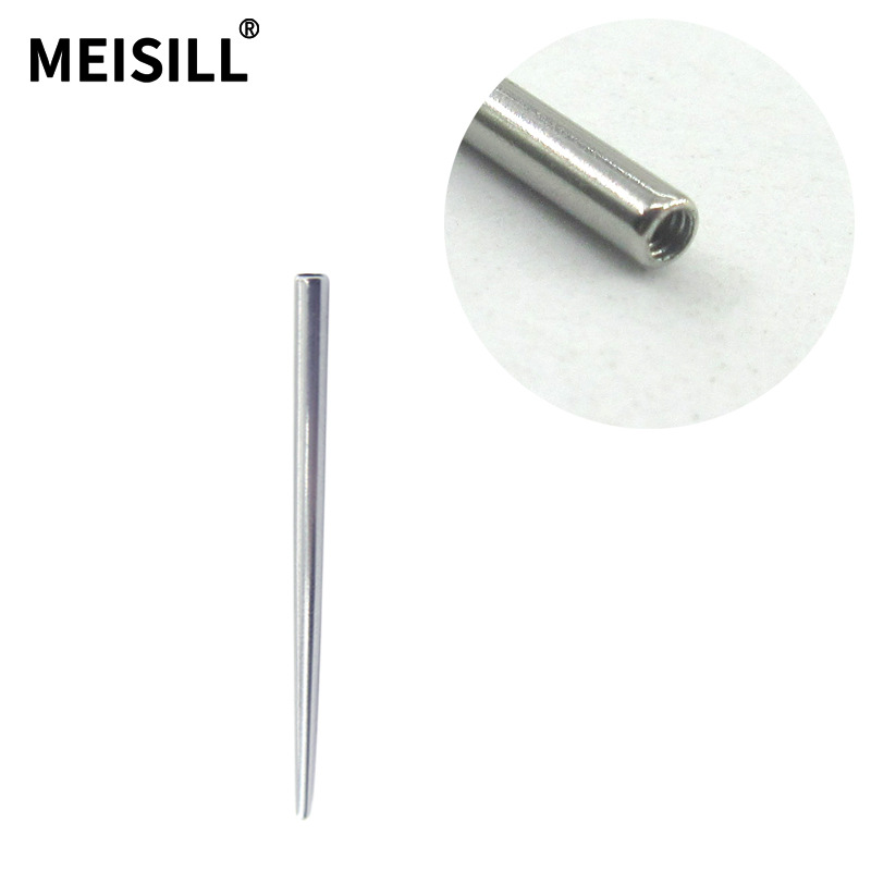 Meier 316F stainless steel puncture guide rod titanium steel auxiliary puncture needle external tooth guide needle internal thread puncture ornaments