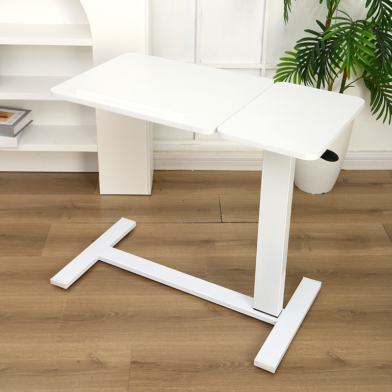 Movable Bedside Table Single Column Double-sided Folding Lifting Small Table Lazy Living Room Sofa Bed Side Office Computer Desk
