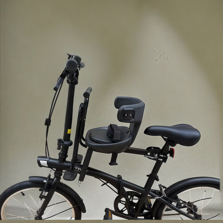 Suitable for Bicycle Front Child Seat Quick Release Folding Car Women's Car Mountain Bike Baby Front Seat Quick Release