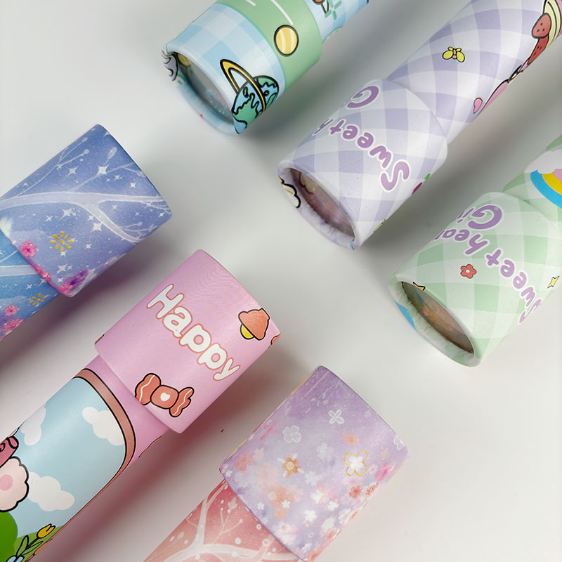 Large Cartoon Kaleidoscope Nostalgic Kidsren's Science Experiment Early Education Educational Toys Street Stall Gifts Cross-Border Variety