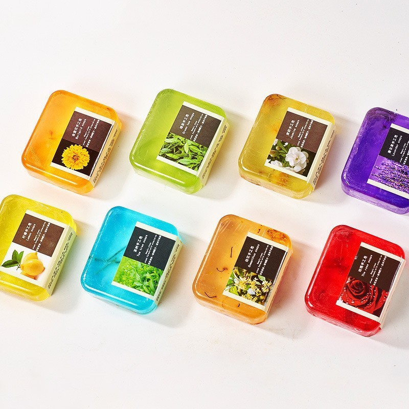 【Simis】Cologne Soap Rose Jasmine Osmanthus Lavender Handmade Soap Cleansing and Moisturizing 100g