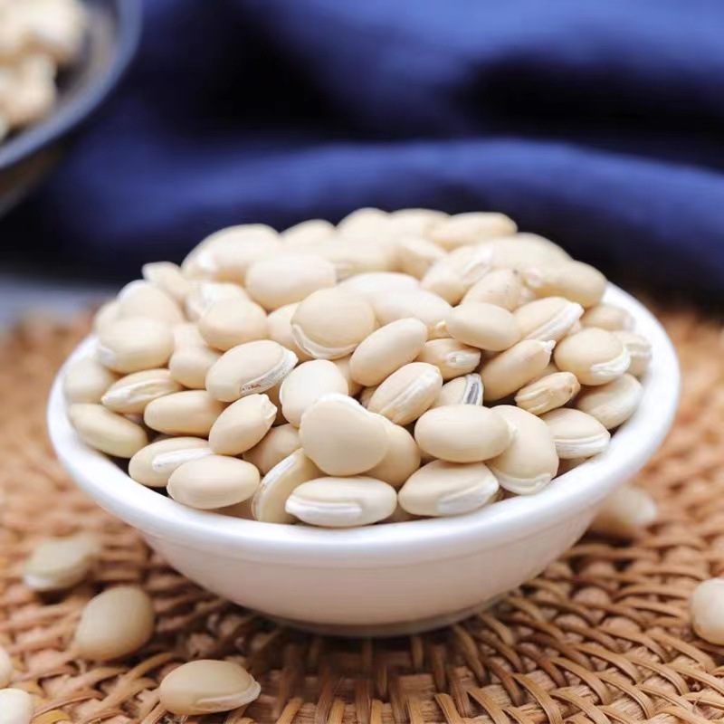 Premium White Lentils 500g Fresh Dried Goods Farm-Grown Yunnan White Lentils Suitable for Soup