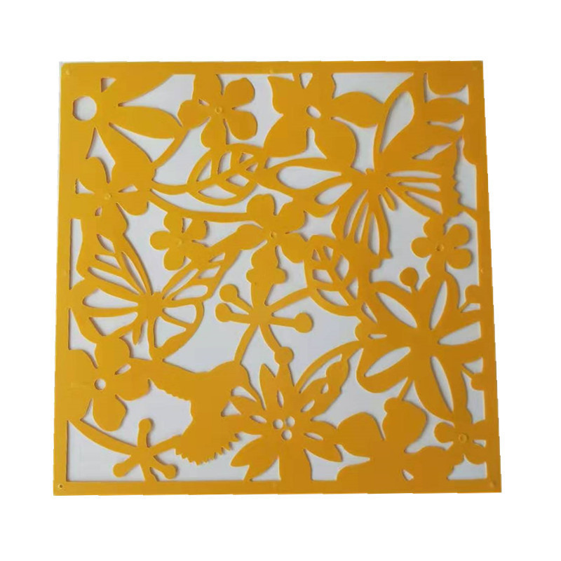 Living room simple fashion hollow hanging screen partition hanging screen decoration hotel office screen mysterious door