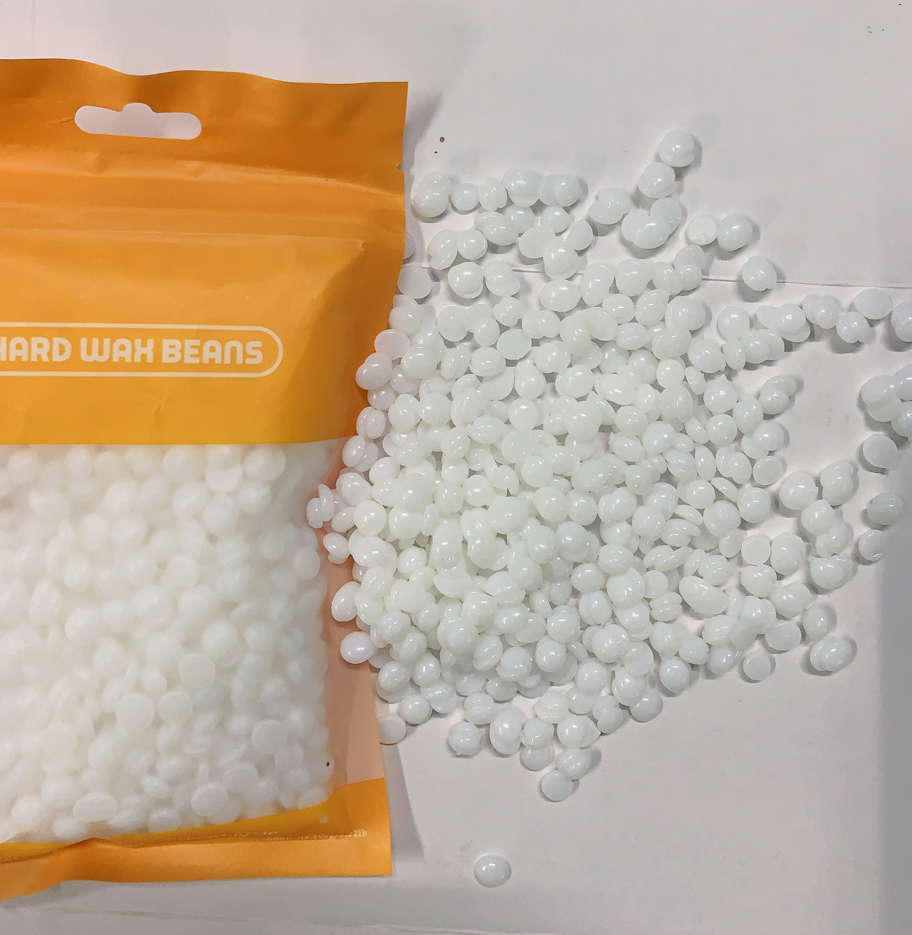 100g rosin-free coconut wax Depilatory wax bean transparent low melting point sticky strong paper-free depilatory coconut wax