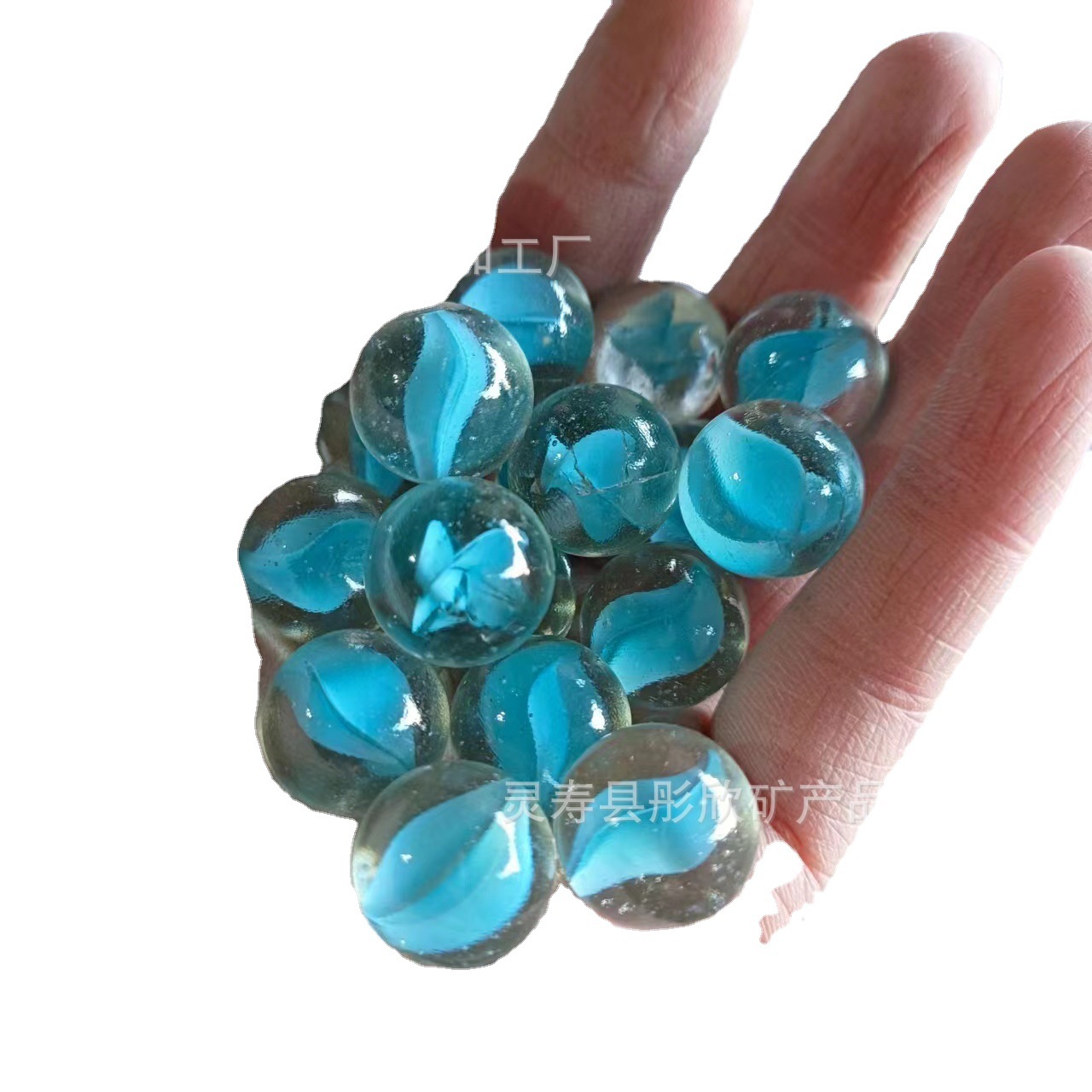 Supply glass marbles game machine dedicated glass beads 14mm16mm20mm25mm solid flower heart glass marbles