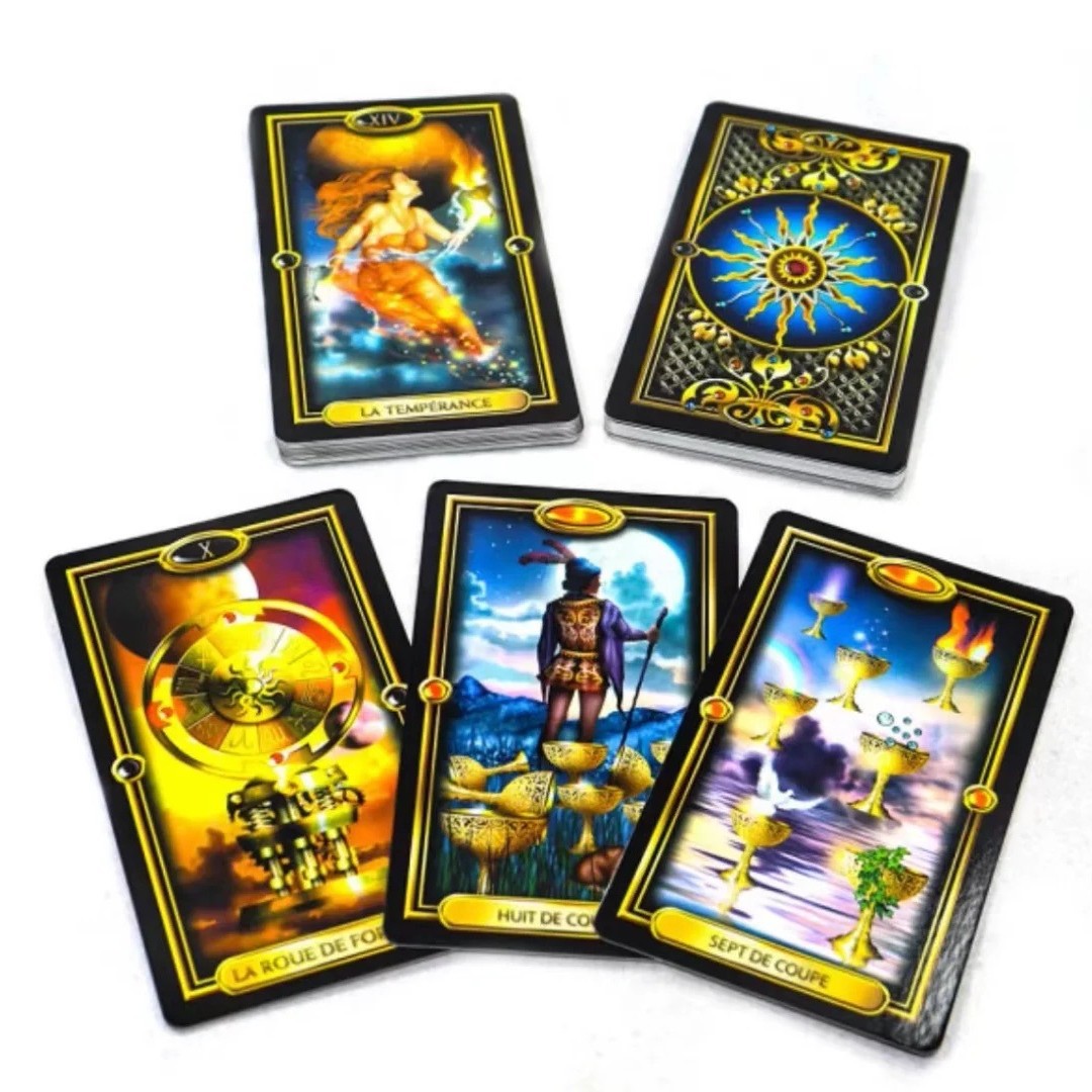 Game card board game blind box flash card cross-border star peripheral bronzing card custom small batch factory