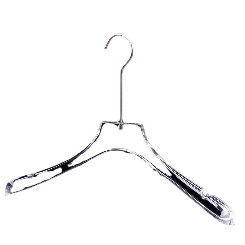 Clothing Store Special Hangers, Acrylic Transparent Crystal Non-Slip Clothes Hangers, Children's and Men's Clothing Store Pants Racks Wholesale