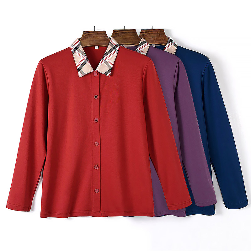 Кардиган для женщин осенний, 100% хлопок, термобелье для пожилых осенью и зимой, базовый слой из хлопка, топ для бабушки, 100% хлопок, новый осенний и зимний стиль