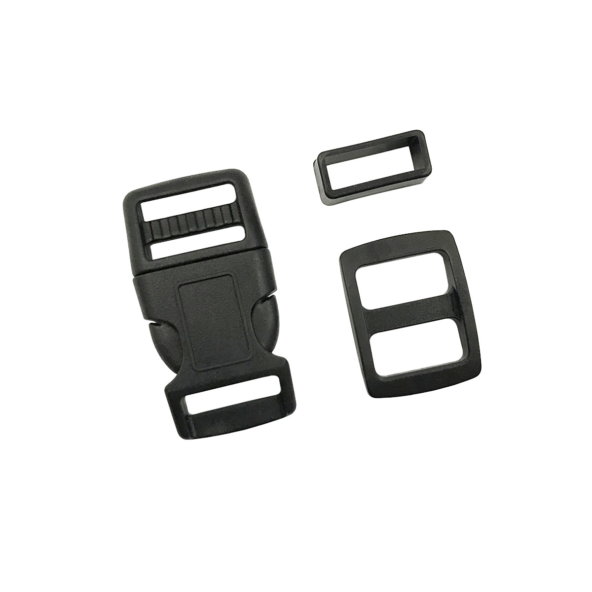 Factory Spot Dog Rope Accessories Cat Dog Chest Back Collar Adjustable Buckle Square Buckle Pet Traction Rope Plastic Curved Buckle