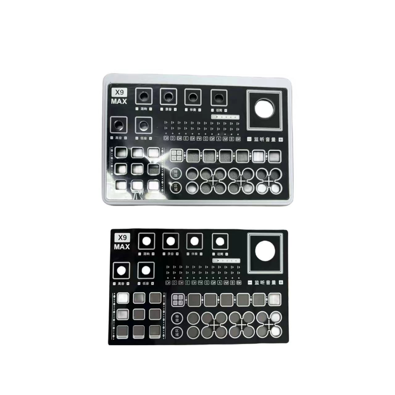 Display lens pvc sign acrylic lens silk screen printing pvc sticker PC face sticker PC lens scratch resistant