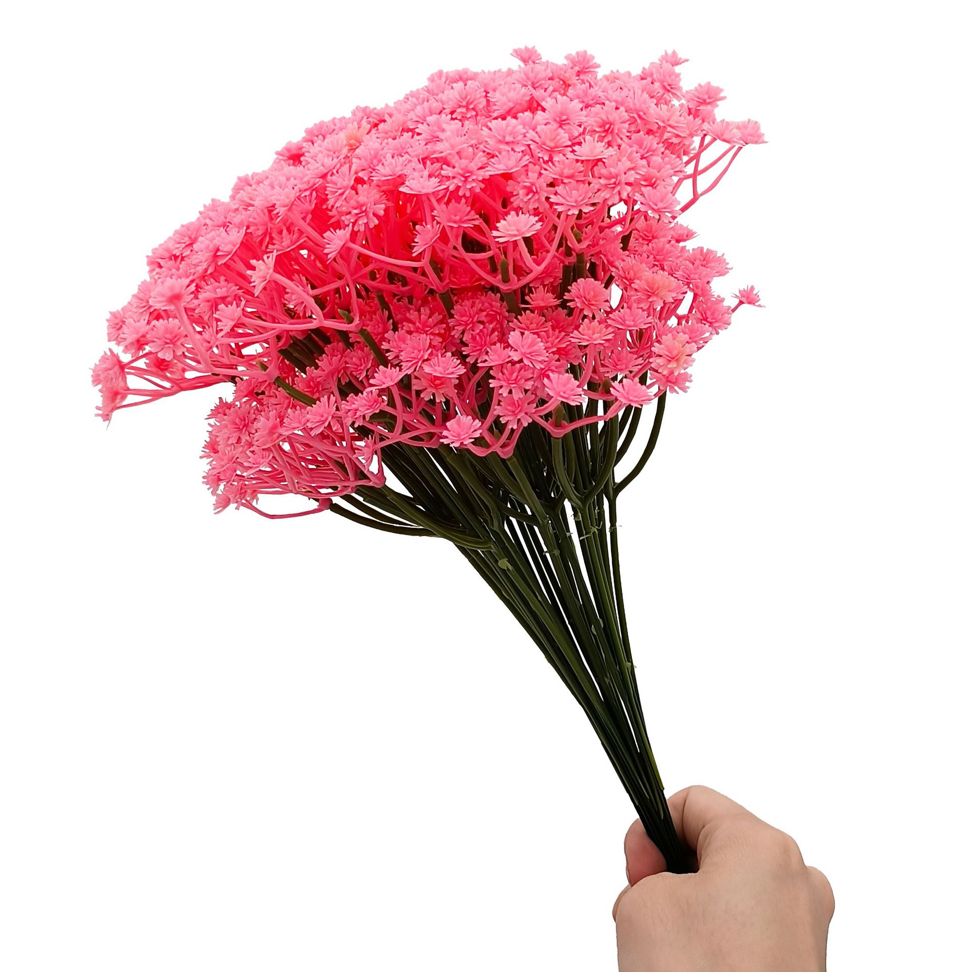 Gypsophila Small Fresh Flower Decoration Home Living Room Office Ornaments Hand Holding Fake Flowers Plastic Wedding Flowers
