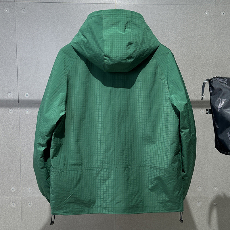 New plus size fashion tooling functional hooded Japanese style cool quality, drag, drag, trench coat