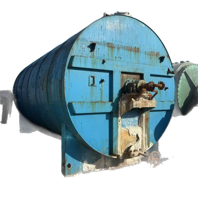 Used 35 Cubic Horizontal Crystallization Tank Starch Sugar Crystallization Machine Stainless Steel Horizontal Inner Coil Crystallization Tank