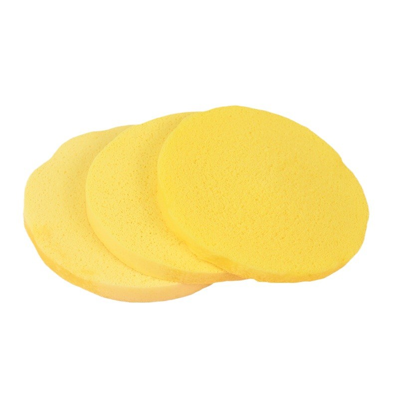Factory Direct Portable Compressed Facial Cleansing Sponge Single Strip Sponge Face Sponge Expands When Soaked in Water and Becomes Round Compressed Sponge