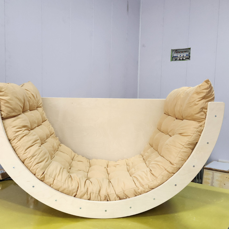 Children's Recliner Baby Rocking Chair Multifunctional Climbing Frame Arch Bridge Rocking Chair Comfort Cradle Combination Slide Rocking Bed