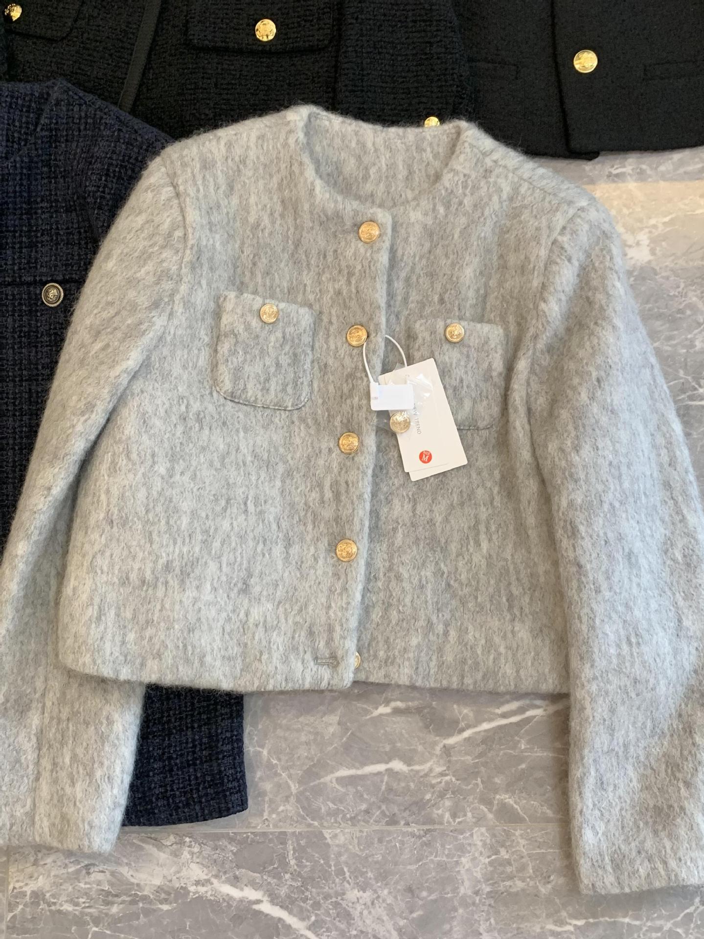 Hangzhou Sijiqing Brand Discount Women's Clothing 25 Autumn and Winter Small Fragrance Jacket Factory Physical Live Supply Wholesale