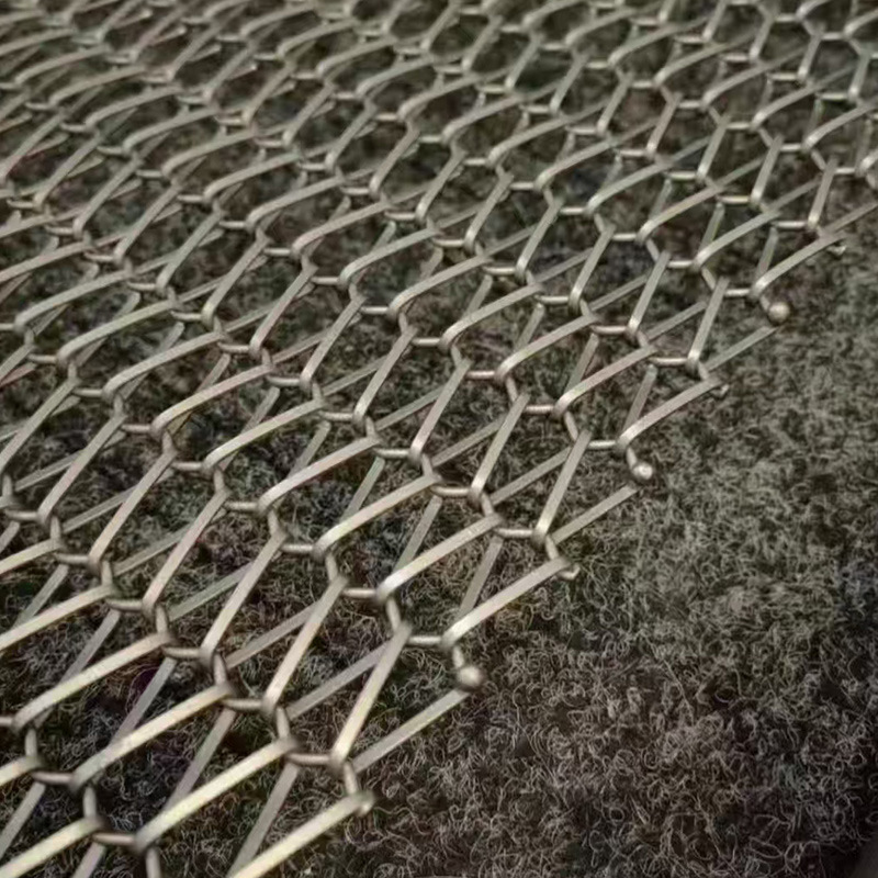 304 Stainless Steel Conveyor Belt Assembly Line Transport Belt Food Conveyor Belt Stainless Steel Mesh Chain Flexible