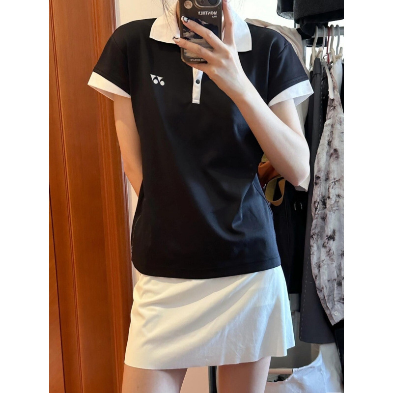 25 New Badminton Uniforms Summer Quick-Drying Breathable Small Flying Sleeves Women's Short Skirt Tennis Sports Fitness Pleated Skirt