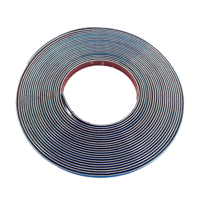 Chrome-Plated Bright Strips, Body Trim Strips, Adhesive Window Electroplating, Bright Silver Bumper Anti-Scratch Strips, Car Decoration and Anti-Collision