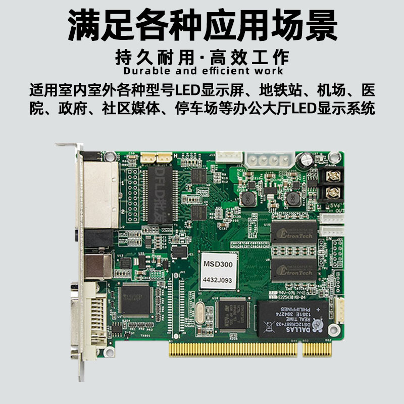 NOVA MSD300-1 Full Color LED Display Synchronous Sending Card Advertising Large Screen Video Control Card
