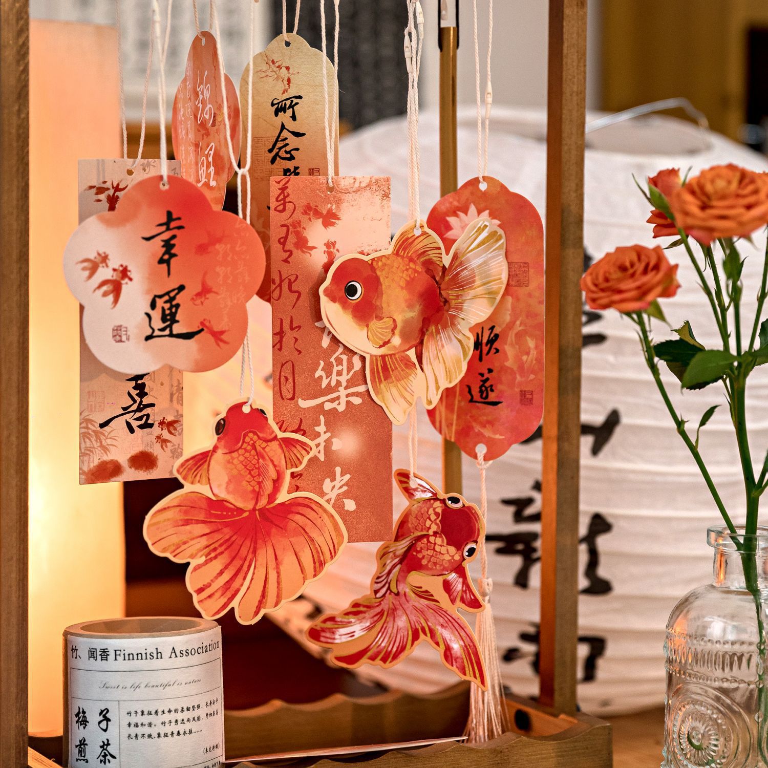 Серия подарков Momo Qingfeng, подвеска для лифта, национальный стиль, закладка, художественная бабочка, цветок, милые украшения