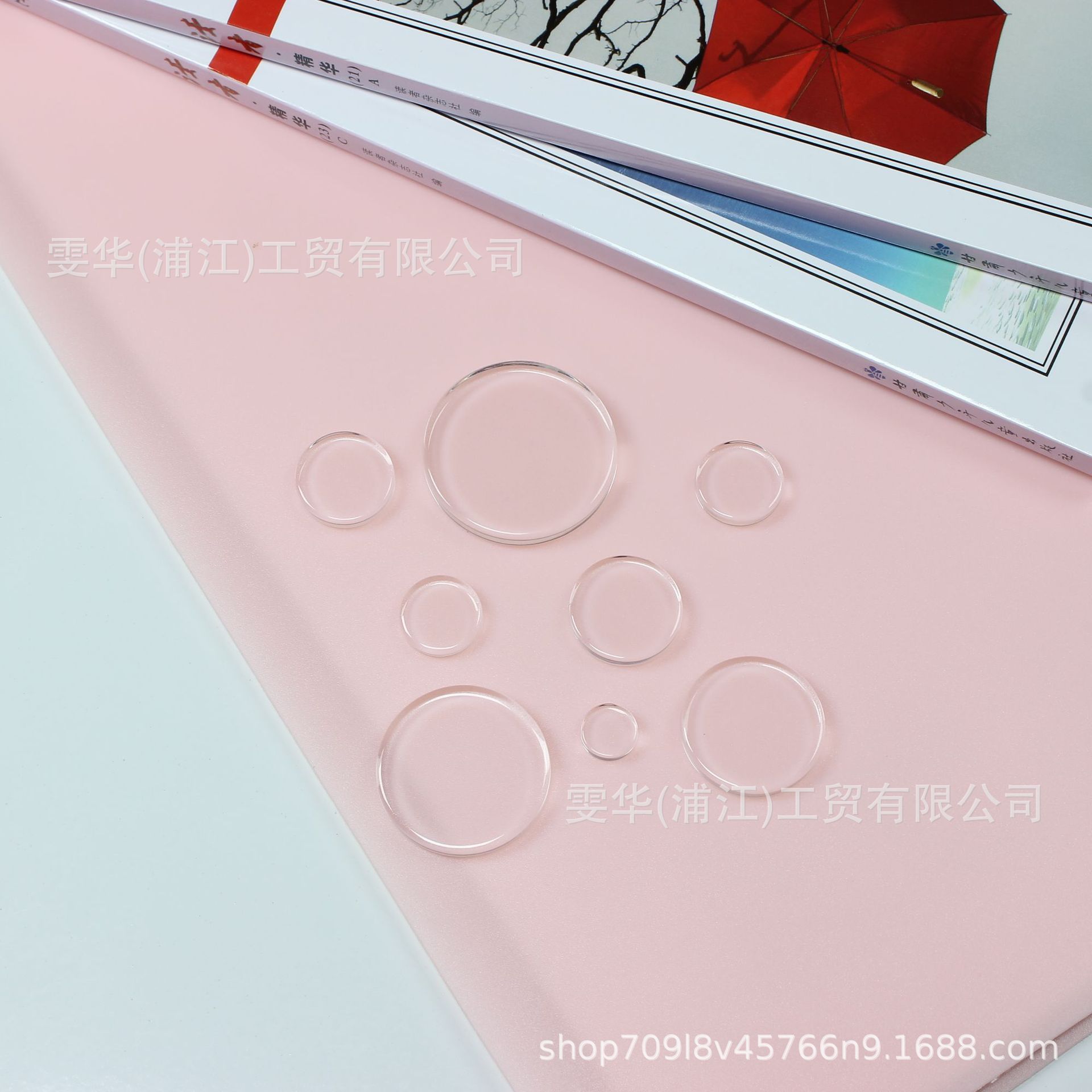 Time Gem glass patch two-side flat round Japanese Doudou nail color card diy high transparent glass material