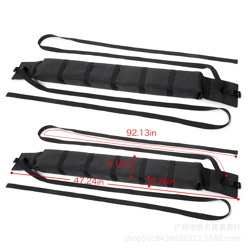 Surfboard Kayak Paddle Board Soft Roof Rack Sup Paddle Board Hard Board Boat Travel Bracket Frame Punch-Free Soft Cushion