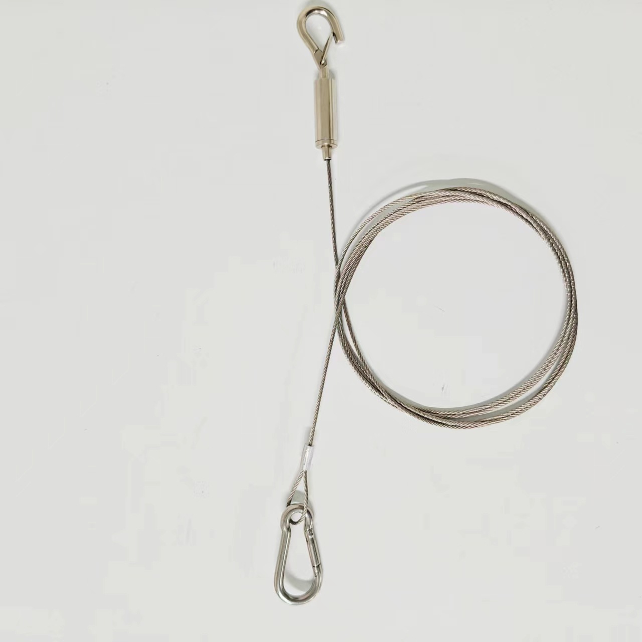 Factory Wholesale 304 Stainless Steel Wire Rope Adjustable Lighting Hanging Wire Hardware Accessories Hook Led Lighting Clip