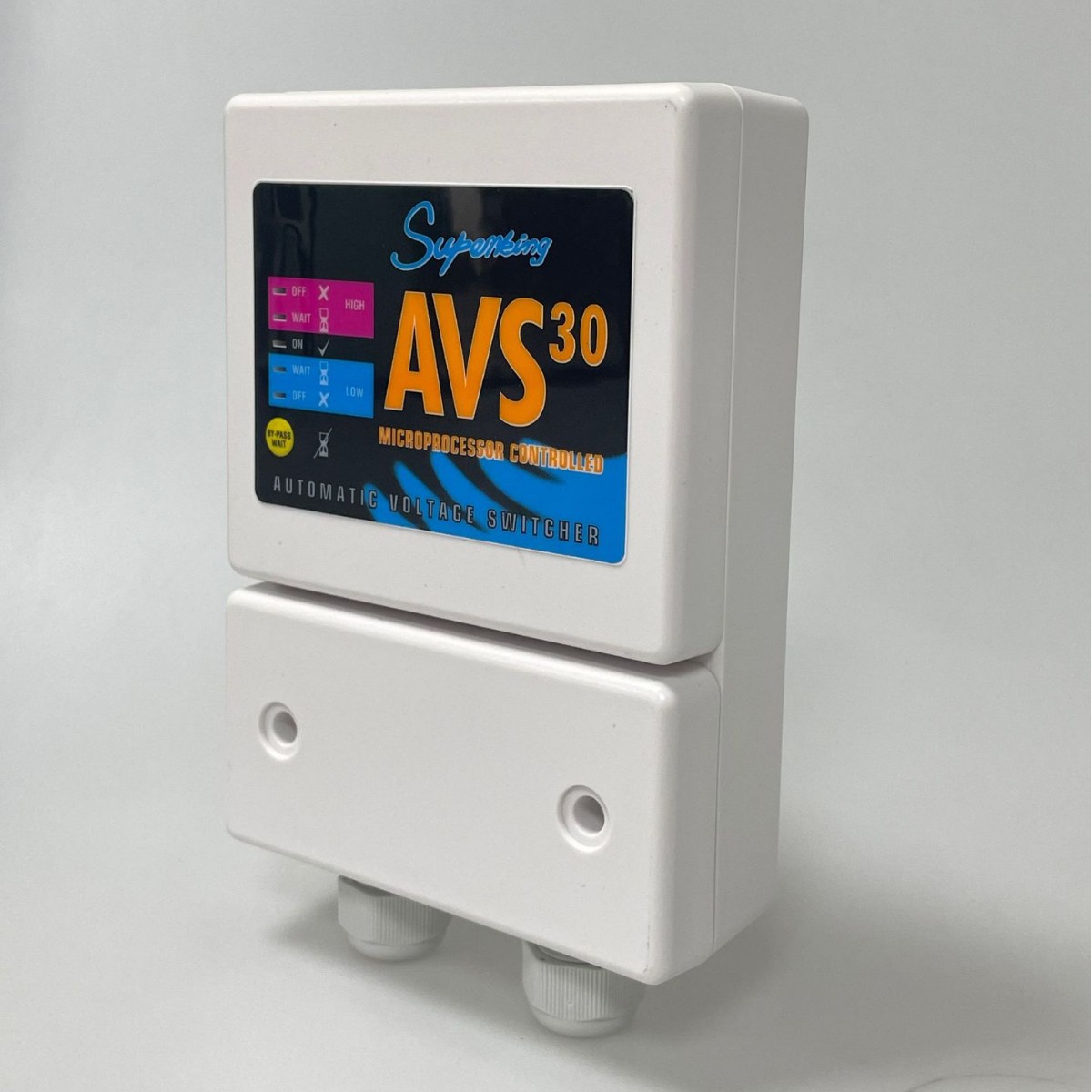 AVS-30A over and under voltage protector Africa 220V/380V high power wiring voltage protector