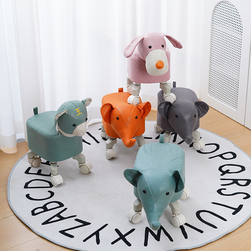 Милый табурет в форме животного, съемный и washable, для смены обуви