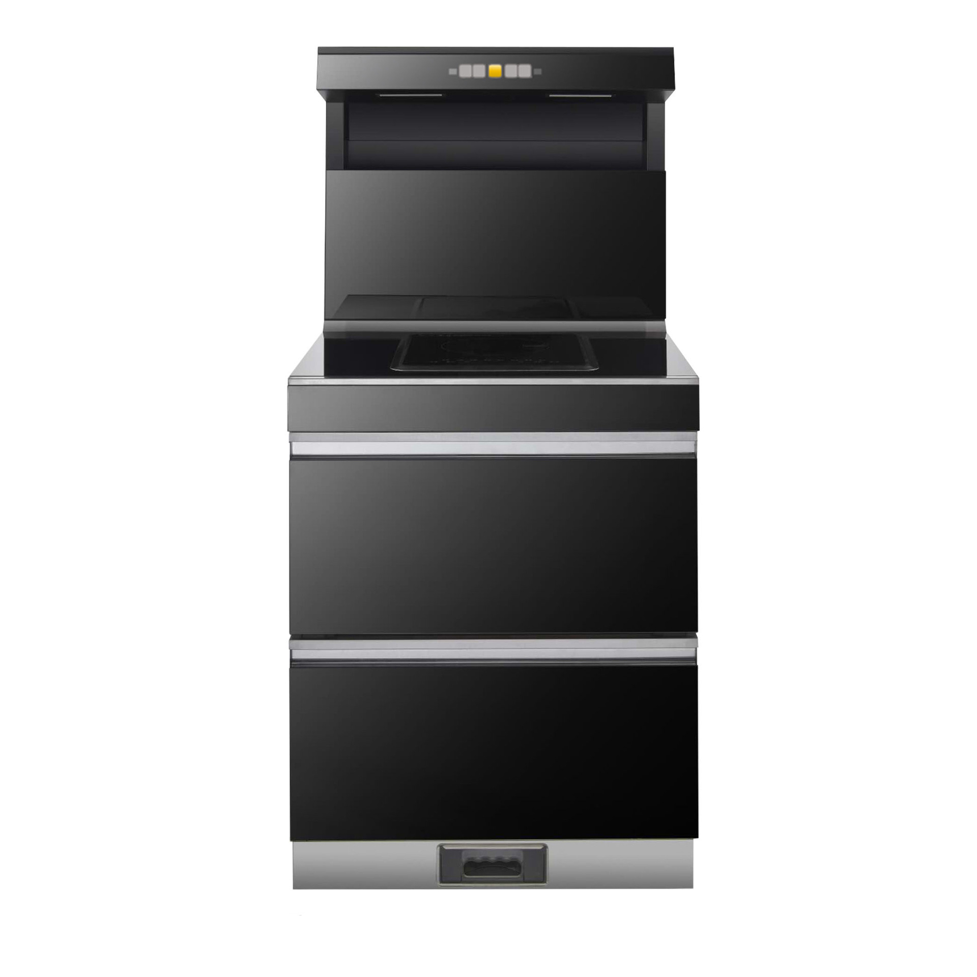 Household Small Apartment Single Stove Integrated Stove Steaming, Baking and Disinfection Integrated 50/60 Disinfection Cabinet Gas Stove Pure Electric Integrated Stove