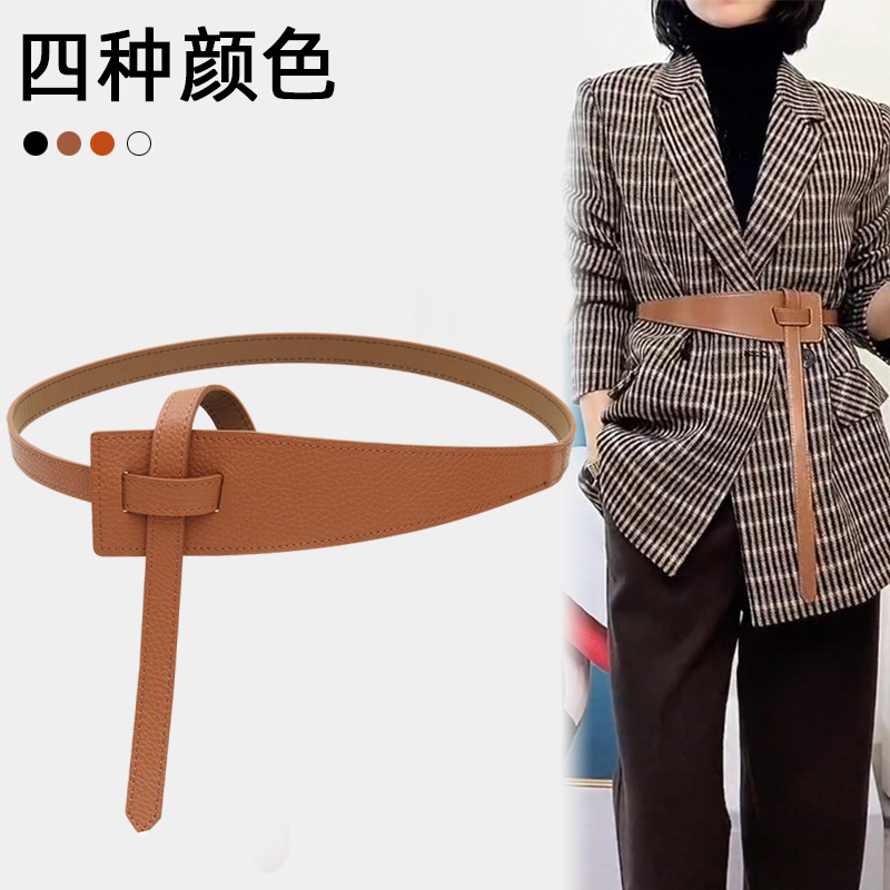 Женский декоративный пояс для свитера, широкий пояс для верхней одежды, подходящий для платья, универсальный пояс для женщин