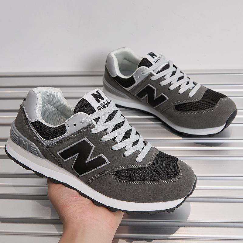 2022 Bailun New Couple Nb Sports and Casual Shoes 574 Men's Shoes Non-Slip Wear-Resistant Running Shoes Women's Large Size Shoes