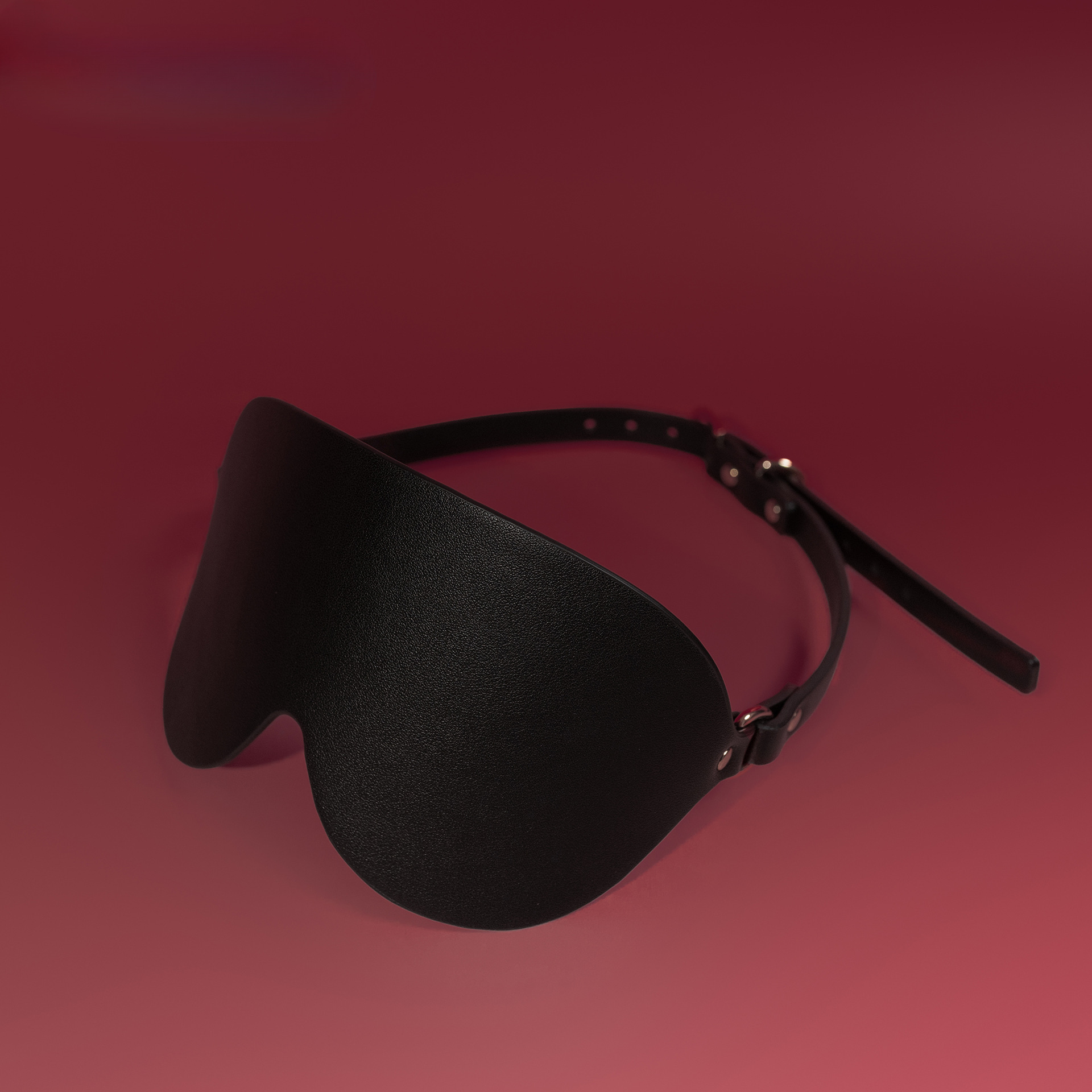 Черная маска для глаз, кожаная, затемняющая, защитная, для сна